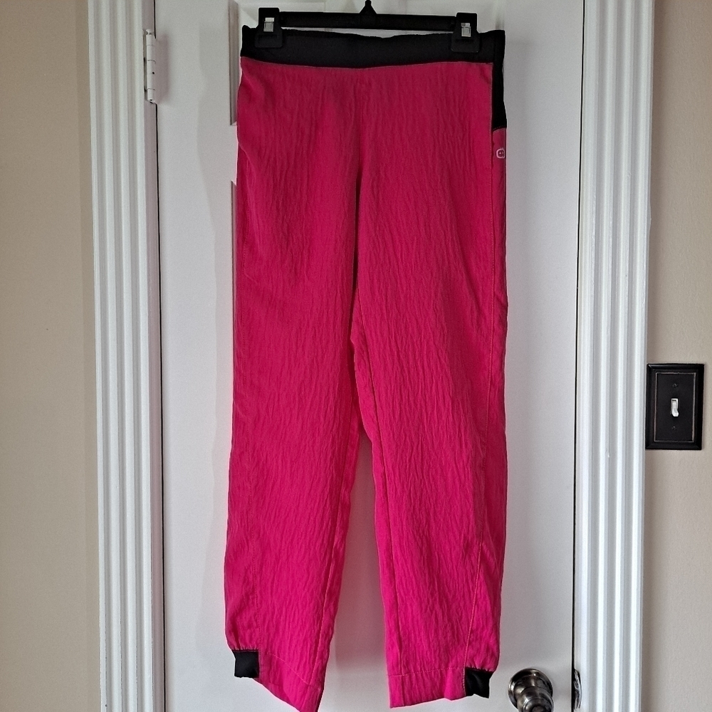 Spread Good Cheer Size S Hot Pink Active Pants Elastic Waist